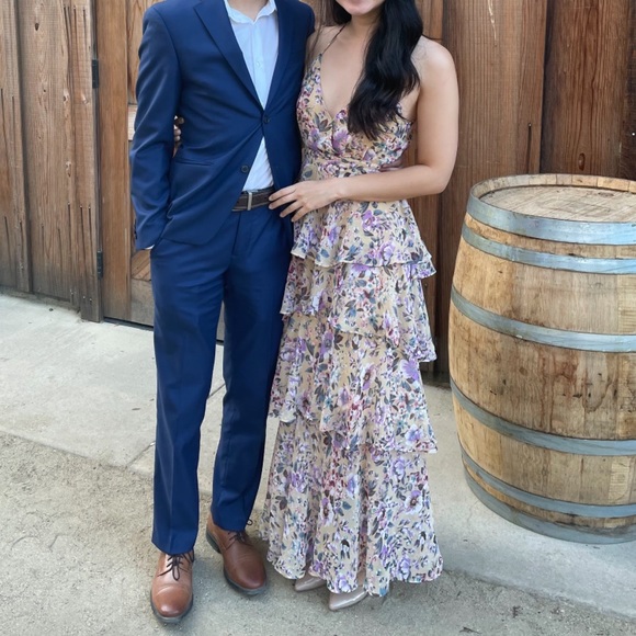 Astr | Dresses | Astr The Label Rosana Floral Tiered Ruffle Maxi Dress |  Poshmark